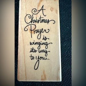 Stampendous L227 Christmas Prayer